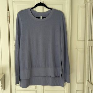 COPY - ALO Yoga Soho Pullover in Infinitely Blue